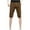 Brown, variant on SwiftWear Men's Lightweight Cargo Shorts with Pockets & Zipper - Summer Casual Comfort Stretch Quick-Dry Outdoor Travel