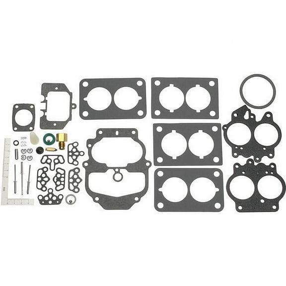 Carburetor Repair Kit - Compatible with 1980 - 1988 American Motors Eagle 4.2L 6-Cylinder CARB 2BBL 1981 1982 1983 1984 1985 1986 1987
