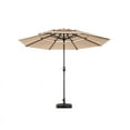 thumbnail image 3 of 14.8 Ft Double Sided Outdoor Umbrella Rectangular Large with Crank ( khaki )(No Base), 3 of 10