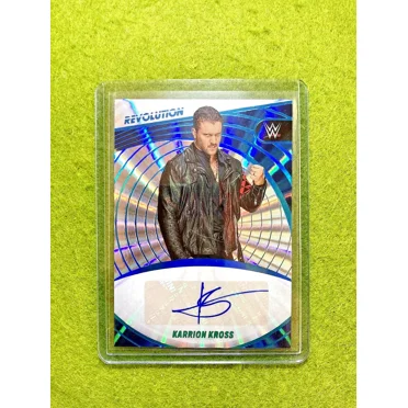 Karrion Kross AUTO WWE AUTOGRAPH CARD SUNBURST PRIZM #/99 SP 2023 WWE Revolution