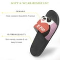 thumbnail image 3 of GZHJMY Stylish Slides for Women Men, I Love K-pop Cute Cartoon Panda Soft Flexible Slip-on Sandals Slippers, 3 of 7