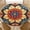 Bold Floral, variant on ARTSLION Elastic Tablecloth For Round Tables, Waterproof Tablecover For Up To 52in Round Table, Dining Tablecover For Indoor And Outdoor, Holiday, Denim Plaid