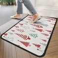 thumbnail image 4 of Multicolor Christmas Tree Pattern Door Rugs,Washable Non Slip Door Mats Indoor,Decorative Door Mats,Entry Mat Indoor for Entrance,Bedroom,Kitchen,Bathroom,30"x17", 4 of 6