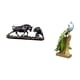 thumbnail image 5 of Estatua de escritorio,Figura decorativa de pelea de toros y osos,Colecciones de esculturas de toros,artesanía de resina,decoración,Figura de escritorio,Estante de estatua de pavo real para, 5 of 8