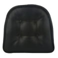 thumbnail image 2 of Gripper Non Slip 15" x 16" Faux Leather Tufted Chair Cushions, Set of 2, 2 of 6