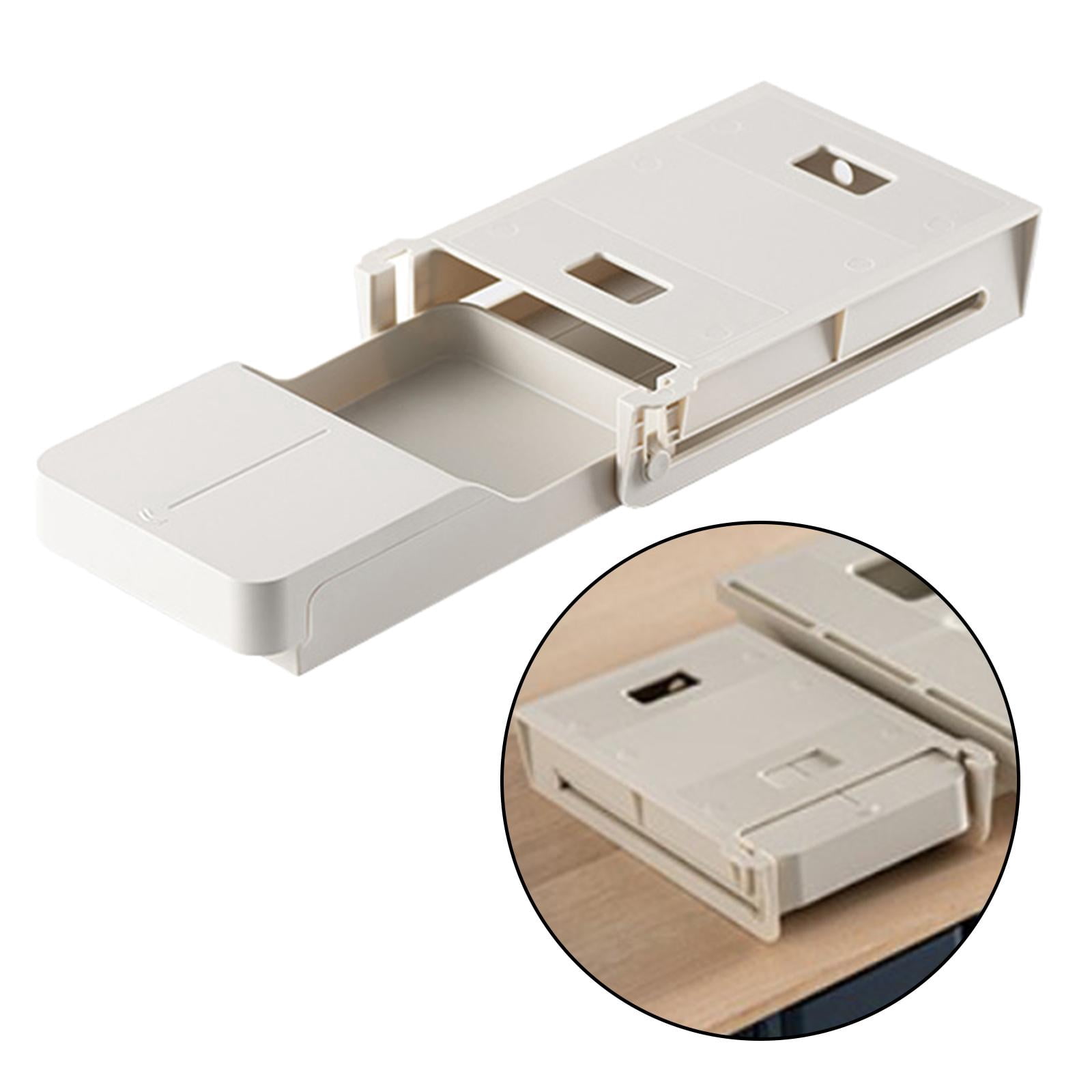 Axioma Hidden Under Desk Drawer Storage for Office Pen Gray S