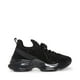thumbnail image 2 of Zapatilla Steve Madden Maxima de piel vegana tejida negra para mujer, 2 of 6