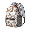 thumbnail image 2 of Golden Retriever Backpack for School,Cute School Bag,Schoolbag with Adjustable Shoulder Straps & Padded Back,15.3"x11"x6.7", 2 of 6
