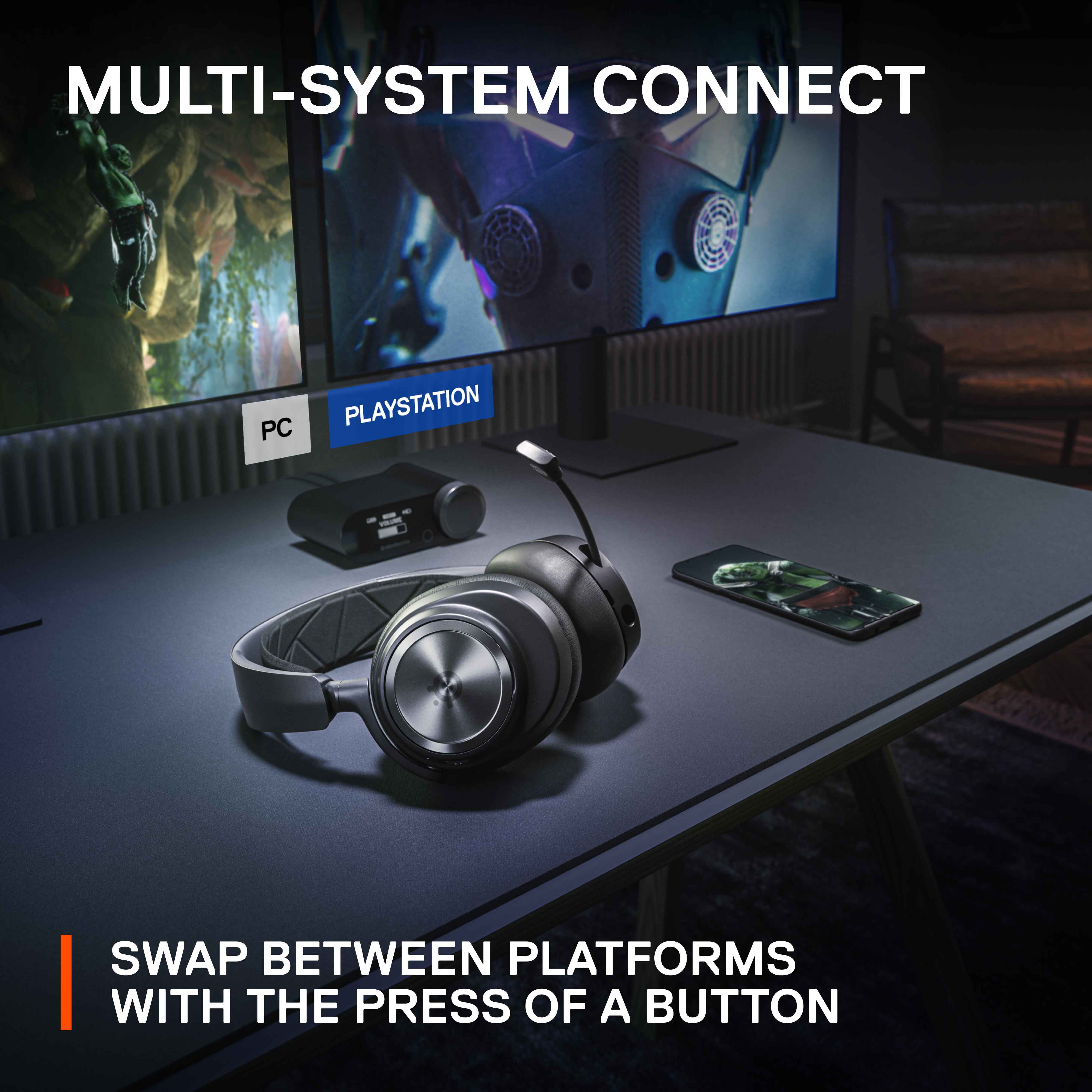 SteelSeries Arctis Nova Pro Wireless Multi-System Gaming Headset - Premium  Hi-Fi Drivers - Active Noise Cancellation - Infinity Power System -  ClearCast Gen 2 Mic - PC, PS5, PS4, Switch, Mobile