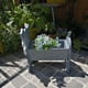 thumbnail image 5 of Maceta de madera decorativa con diseño de perro Schnauzer gris, ideal para jardines, patios o interiores. ¡Perfecta para amantes de los perros!, 5 of 5