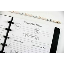 Goal Planner Inserts for 8 Disc Planners