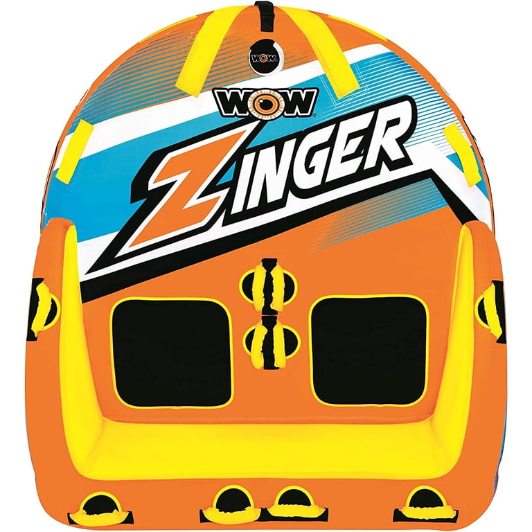 WOW World of Watersports Zinger 1-2 Person Inflatable Towable Tube