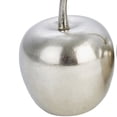 thumbnail image 3 of 12 Inch Aluminum Cherry Accent Decor with Branch and Leaf, Silver, 3 of 5