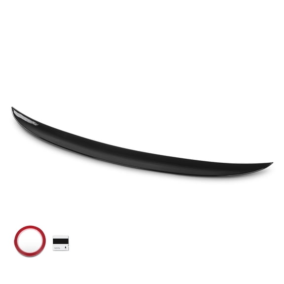 Rear Trunk Spoiler Lip Fit For BMW 3 Series E92 Coupe 2007-2013/BMW M3 E92 Coupe 2006-2013 Glossy Black