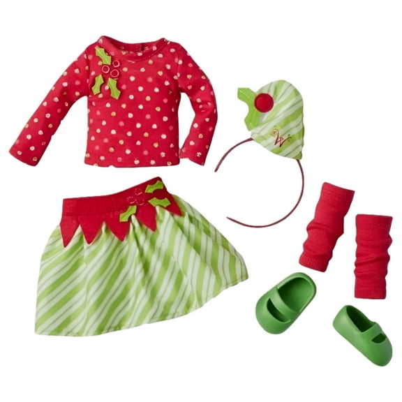 American Girl Doll Wellie Wishers Holiday Baking Set for 14.5" Doll