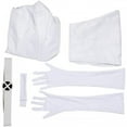 thumbnail image 5 of Women's White Emma Frost Dress Sexy Cloth Full Suit, 5 of 6