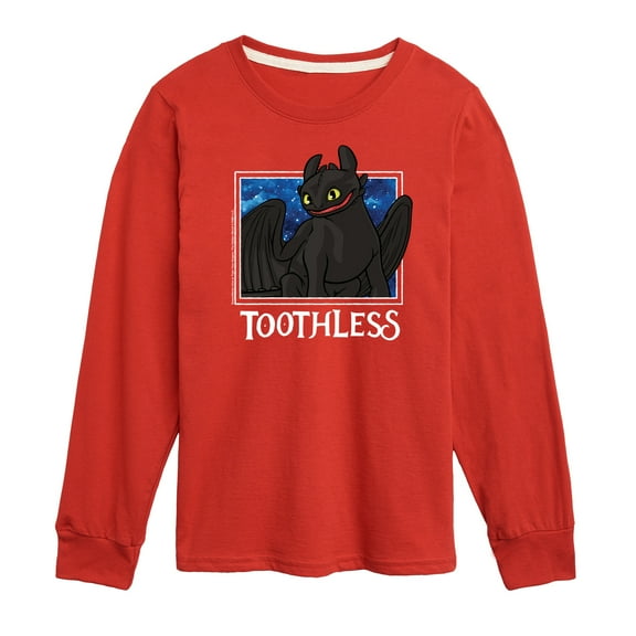 How to Train Your Dragon - Toothless Stars - Toddler & Youth Long Sleeve Graphic T-Shirt