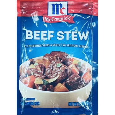 McCormick BEEF STEW Seasoning Mix Savory Herbs & Spices 1.5 oz Packet