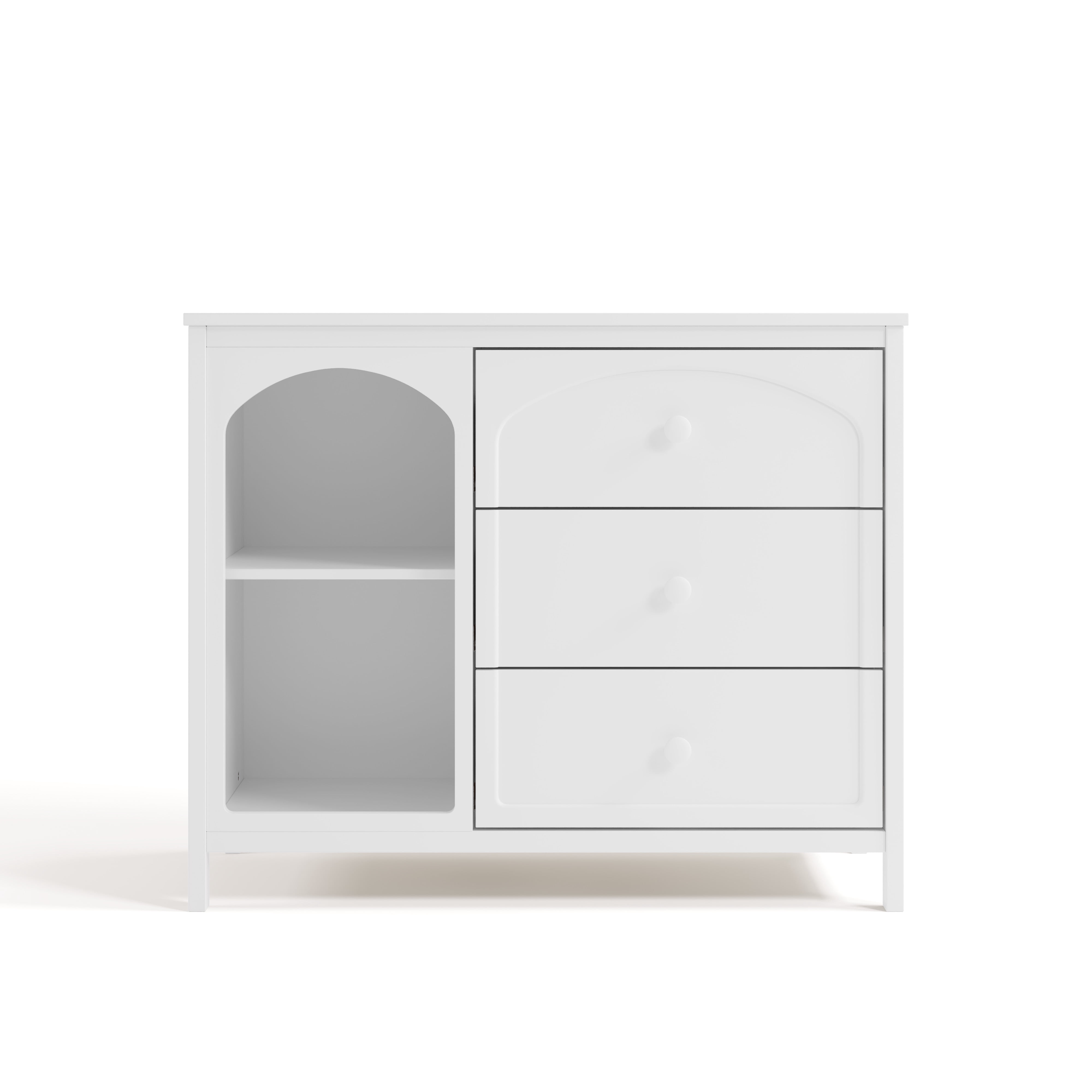 Graco Olivia 3 Drawer Combo Dresser, White