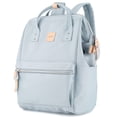 thumbnail image 2 of Mochila himawari para portátil de viaje para mujeres y hombres, 18 litros, azul claro, 2 of 7