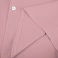 thumbnail image 5 of Idoravan Women Sets Clothing Clearance Spring and Summer Two-piece Color-blocking Single-breasted Long-sleeved Lapel Shirt Shorts Loose Fashion Casual Suit, 5 of 8