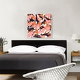 thumbnail image 2 of ARTCANVAS Pink Orange Black Camo Camouflage Wild Jungle Animals Pattern Canvas Art Print - Size: 26" x 26" (1.50" Deep), 2 of 9