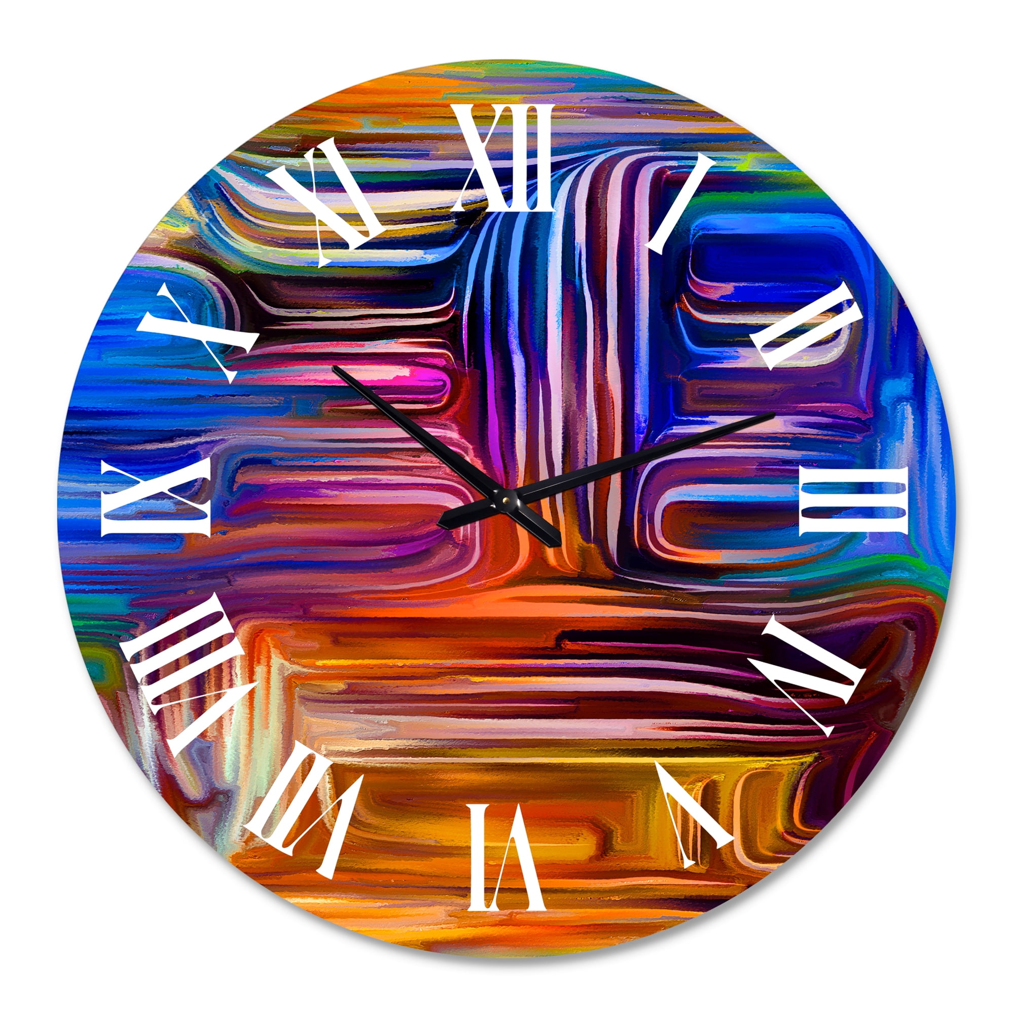 Designart 1 in Modern,Contemporary Wall Clock