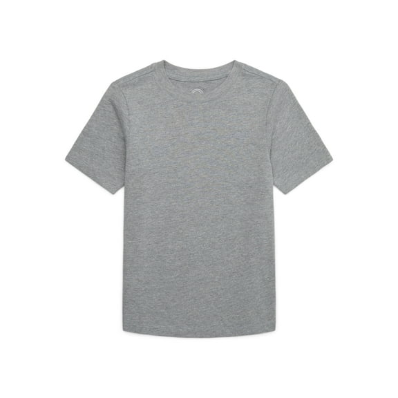 Wonder Nation Boys Kid Tough Tee with Short Sleeves, Sizes 4-18 & Husky