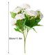 thumbnail image 2 of Ramo de clavel artificial simulación floral decoración hogar oficina decoración tela flor falsa, blanco Sweethay HA8723-02B, 2 of 6
