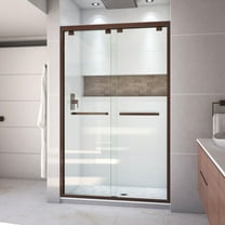 DreamLine Encore 44-48 in. W x 76 in. H Semi-Frameless Bypass Shower Door in Oil Rubbed Bronze