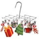 thumbnail image 5 of Acier Inoxydable Etendoir,Séchoirs pliables Cintre,Suspension Séchage Rack,Coupe-vent,18 Pinces Pour Sous-vêtements Chaussettes Gants,Enlever Rapidement les Vêtements du Cintre,Rouge(ROUGE, 18-Pinces) Kuyhfg Bienvenido a Kuyhfg, 5 of 5