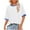 2 White, variant on bnaln Womens Tops Summer Short Sleeve Crewneck T Shirts Loose Fit Dressy Casual Basic Tees Soft Lightweight Baggy Pullover Casual Summer Tops Ovesized Tshirts Trendy Outfits