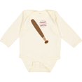 thumbnail image 3 of Inktastic Baseball Bat and Ball Boys or Girls Long Sleeve Baby Bodysuit, 3 of 5