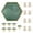 Green, variant on 8 Pcs Knobs for Dresser Drawers, Brushed Brass Hexagon Knobs Drawer Knobs, 1-1/4" Gold Cabinet Knobs Dresser Knobs Pulls for Kitchen Cabinets Cupboard Furniture Knobs