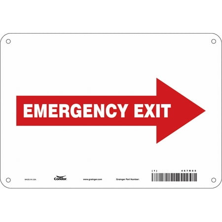 

Condor Safety Sign 7 in x 10 in Aluminum 467R05 467R05 ZO-G5602447
