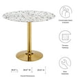 thumbnail image 4 of Verne 36" Round Terrazzo Dining Table, 4 of 6