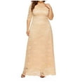thumbnail image 2 of SMihono Robe Maxi Bohème d'Été pour Femmes Grande Taille Mode pour Femmes Robe Longue en Dentelle Ajourée avec Poches Robe de Soirée Robe de Fête Robe Évasée de Plage, 2 of 7