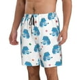 thumbnail image 2 of Kdxio Cartoon Poodle Dog Pattern Mens Casual Shorts - Drawstring Summer Beach Sports Shorts for Men, 2 of 9