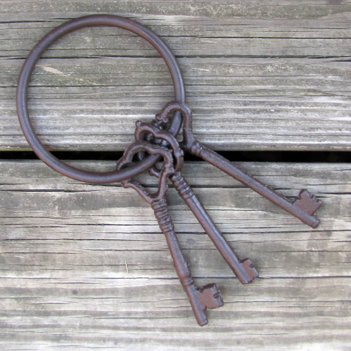 Skeleton keys Rustic Cast Iron metal Pirate Jail vintage reproduction prison