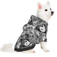 thumbnail image 2 of Haiem Yin Yang With Black And White for Winter Dog Hoodie Sweatshirts with Pockets Warm Dog Clothes for Small Dogs Chihuahua-XX-Large, 2 of 7