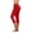 Red, variant on Staron Women's Yoga Pants Capris High Waist Wide Leg Casual Lounge Pants with Pockets Stretchy Elastic Comfortable Solid Color, Red S