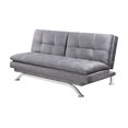 thumbnail image 1 of Pomona Serta Sofa with Chrome Legs and Quality Fabric, Light Grey, 1 of 9