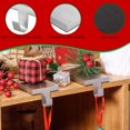 thumbnail image 4 of Archcrtc 4 Soportes Para Calcetines Navideños, Ganchos Para Colgar, Bases Resistentes Para Soporte De Calcetines, Perchas De Metal Pesado Para Estante, Chimenea, Escalera, Decoración De Fiesta De Navi, 4 of 5