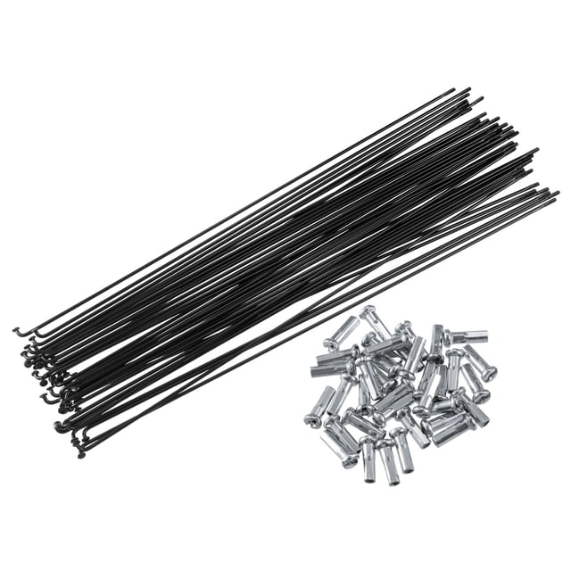 36uds Bicicleta Acero Radios 14G Bicicleta Rayos 282mm Longitud con Pezones