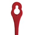 thumbnail image 3 of Cortacésped de cuchilla de plástico de 40 piezas, cortador de césped inalámbrico eléctrico (rojo), 3 of 5