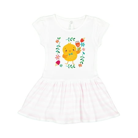 

Inktastic Easter Chick Girls Outfit Gift Toddler Girl Dress