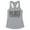 Heather Grey, variant on Anesthetist Nurse Leopard Print Tank Top Fitted Racerback Women's Large White