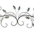 thumbnail image 2 of HomeRoots Meubles 321342 Patine Rouleau Feuille Décoration Murale, 2 of 3