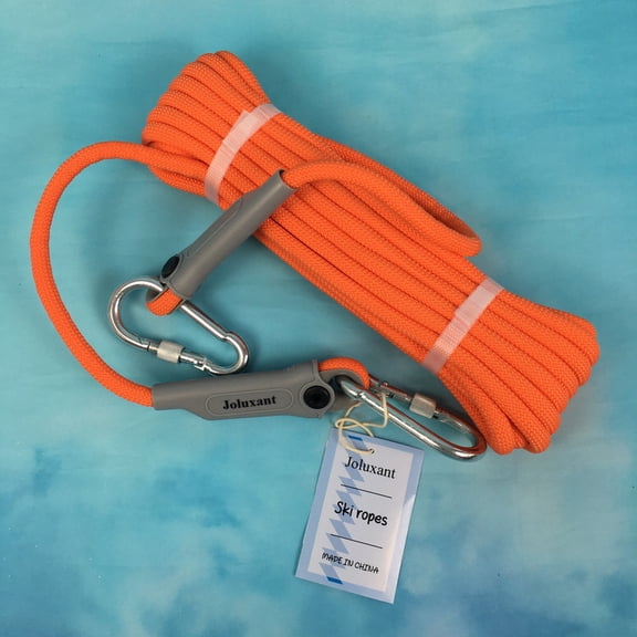 Joluxant Ski Ropes, High-Visibility Orange Ski Ropes for Boating and Towing