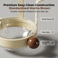 thumbnail image 6 of Sink Strainer Basket, Hanging Kitchen Sink Drain, Multifunction Food Waste Filter Basket with Bottom Release, for Vegetable Washing and Dish Drying（White）, 6 of 6